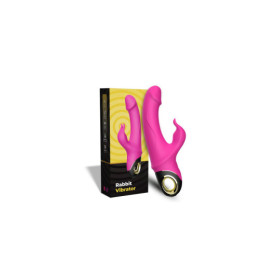 Vibromasseur Rabbit rose 9 modes de vibrations puissantes 